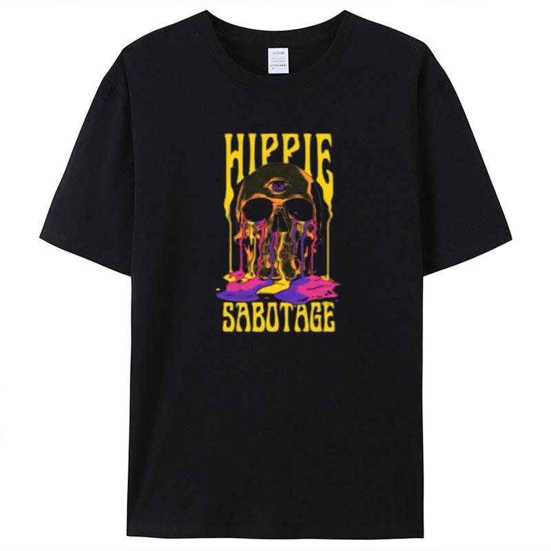Melting Skull Hippie Sabotage Shirts