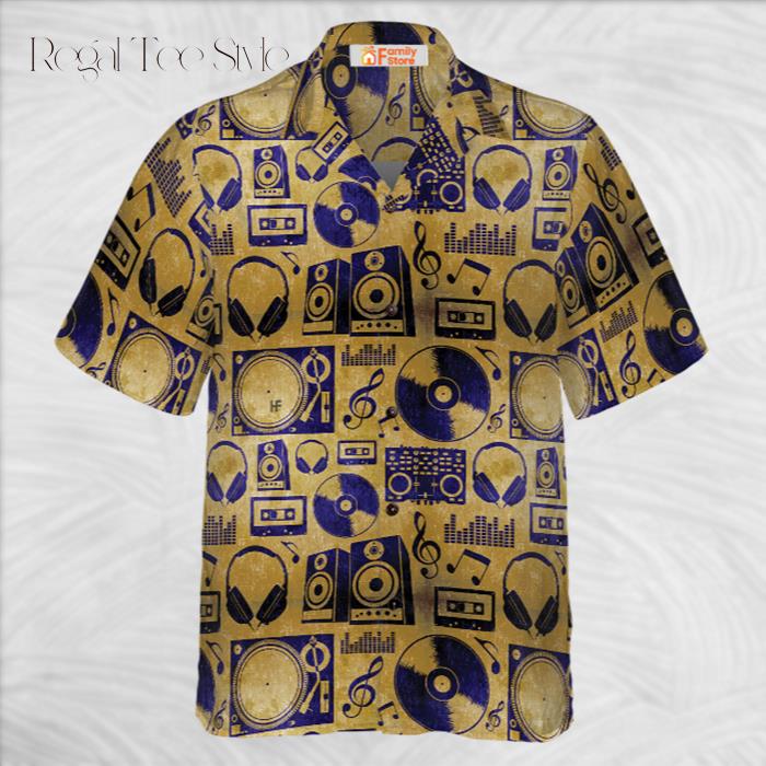 Music DJ Vintage Hawaiian Shirt