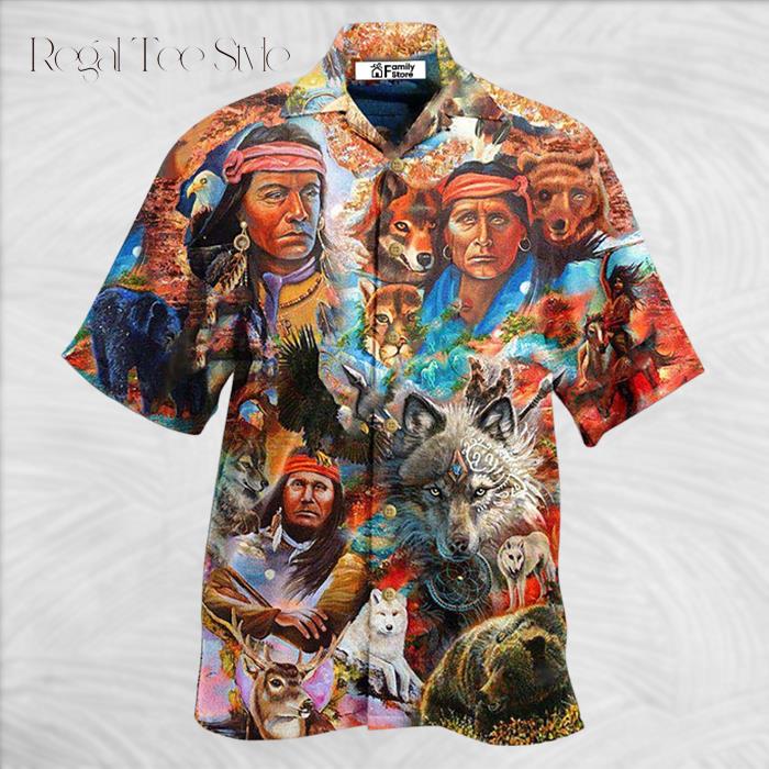 Native Let The Spirits Guide You Cool Hawaiian Shirt