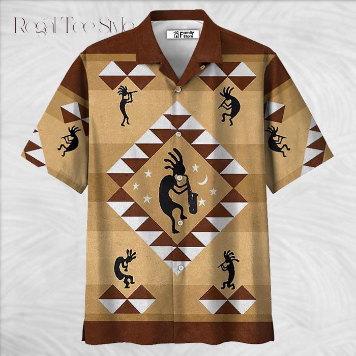 Native Style Love Peace Classic Pattern Hawaiian Shirt