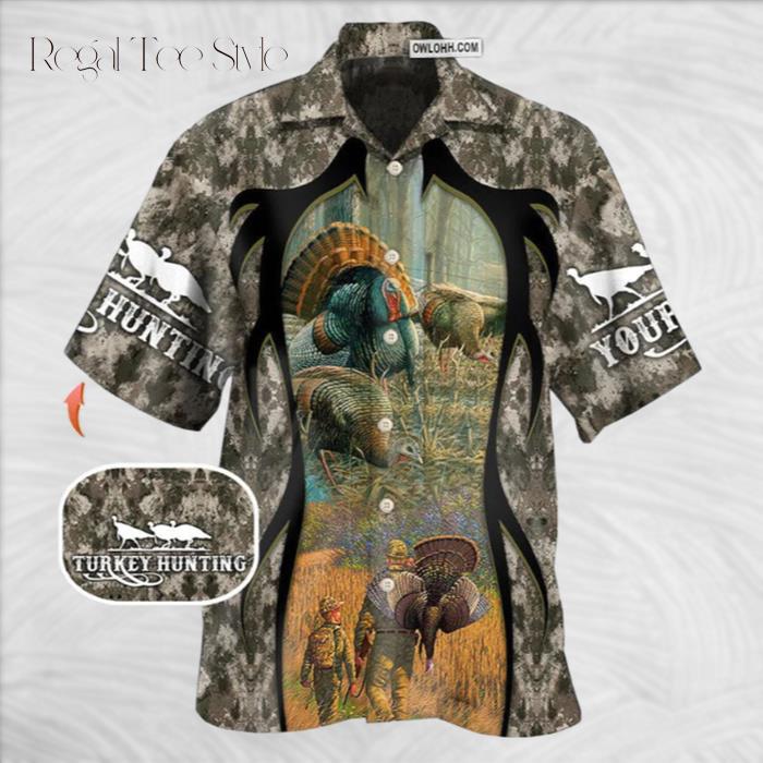 Personalized Hunting Turkey Hunting Cool Hawaiian Shirt
