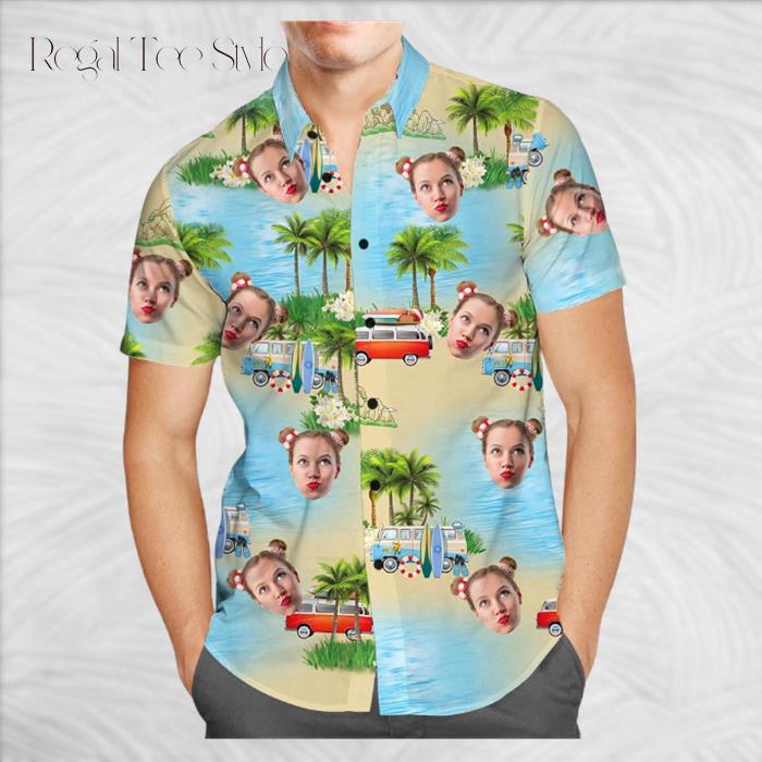 Personalized Island Vacation Personalized Aloha Beach Hawaiian Shirt