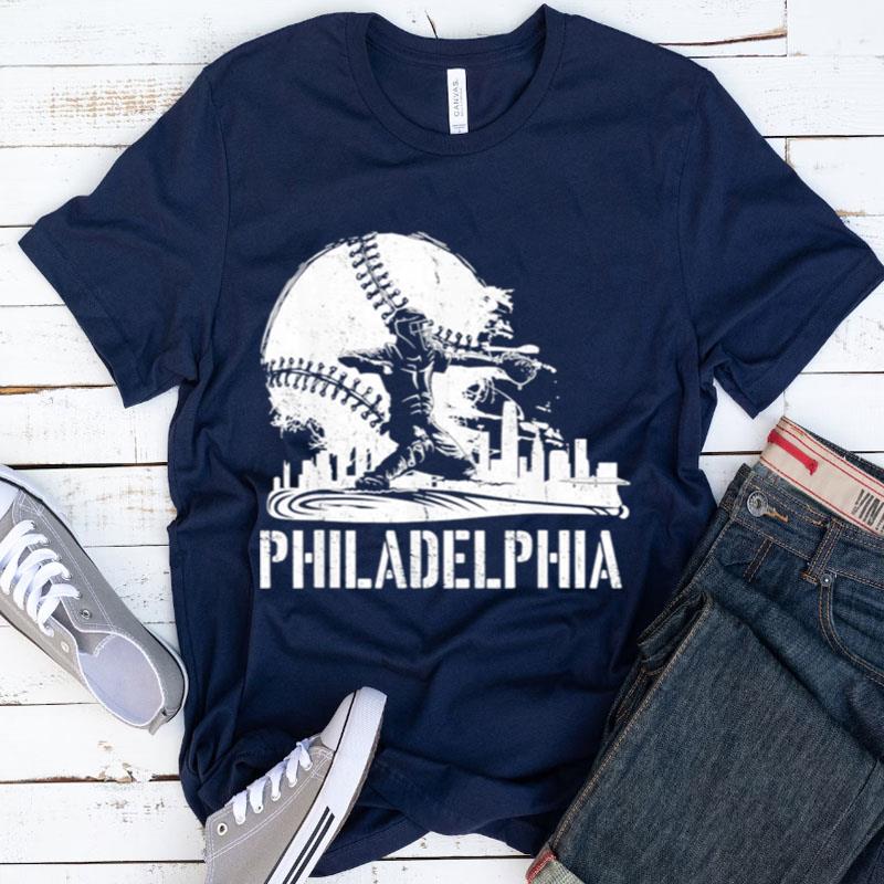 Philadelphia Baseball Philly Downtown Skyline Shirts