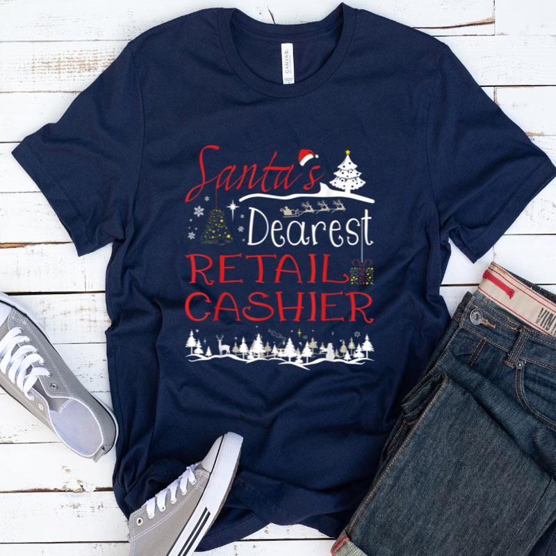 Retail Cashier Xmas Job Cute Christmas Shirts