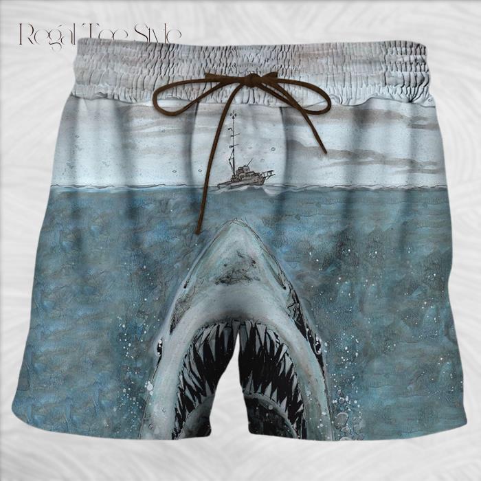 Shark Mouth 3D All Over Printed And Short Hawaiian Shirt