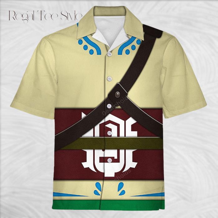 Skyloft Uniform Skyward Sword Link Hawaiian Shirt