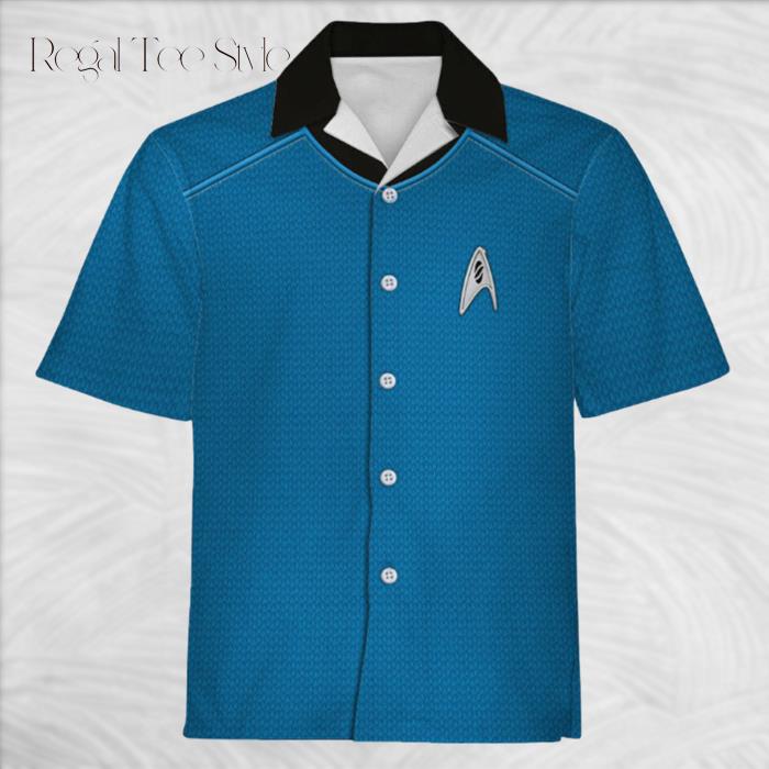 Star Trek Into Darkness Blue Cool Hawaiian Shirt
