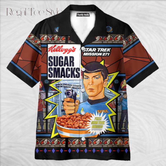 Star Trek Sugar Smacks ST Mission271 Cool Hawaiian Shirt