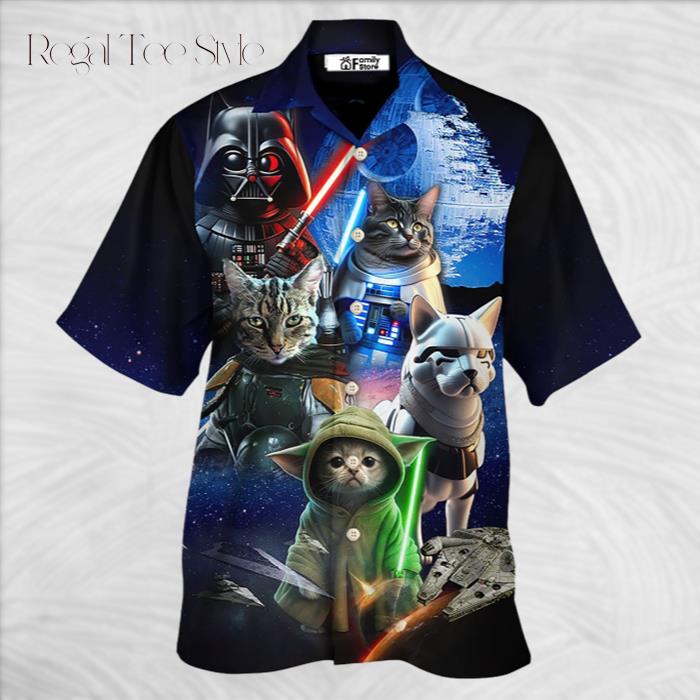 Star Wars Cat All Star Hawaiian Shirt