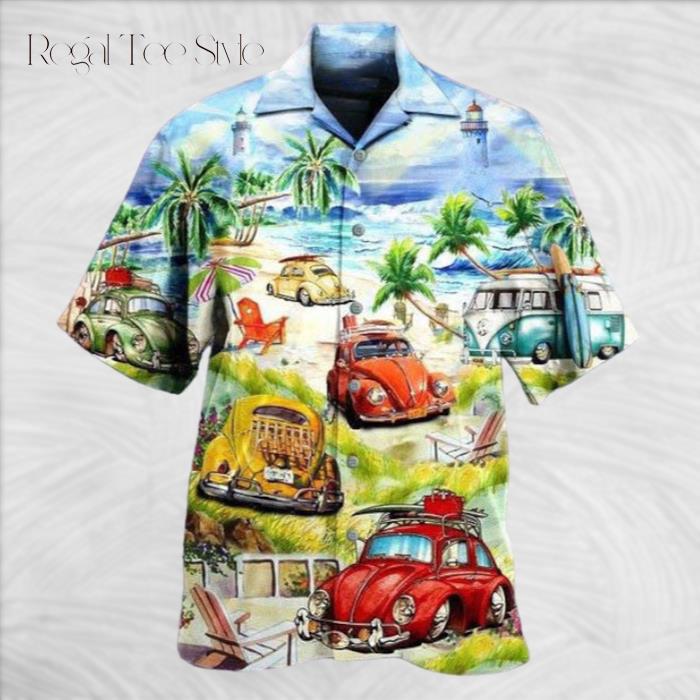 Surf Car Hawaiian Shirt