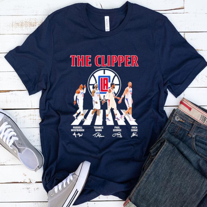 The Clipper Abbey Road Russell Westbrook Terance Mann Signatures Shirts