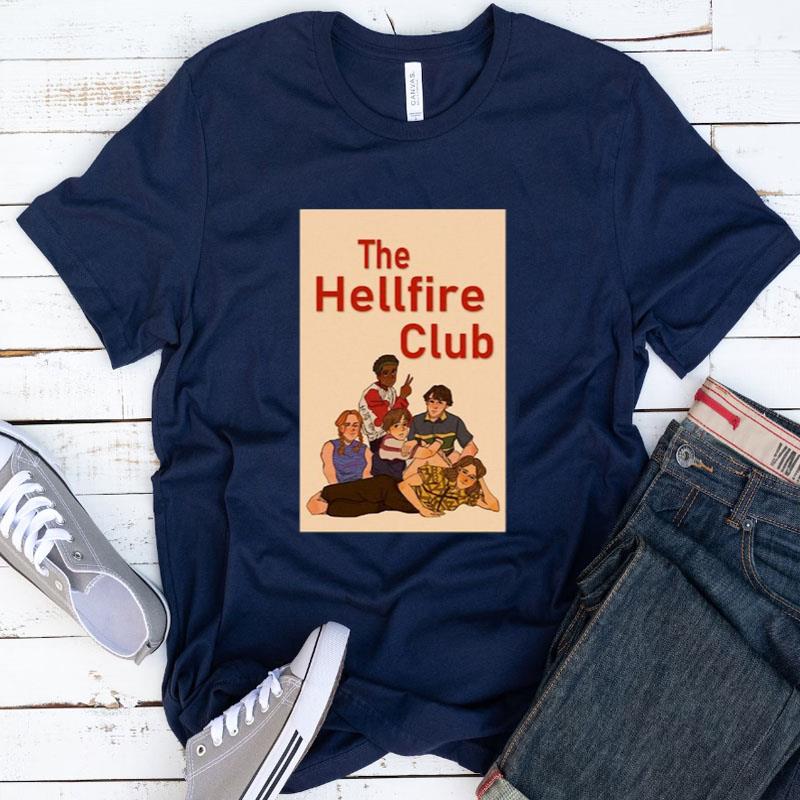The Hellfire Club Vintage Art Stranger Things Cas Shirts