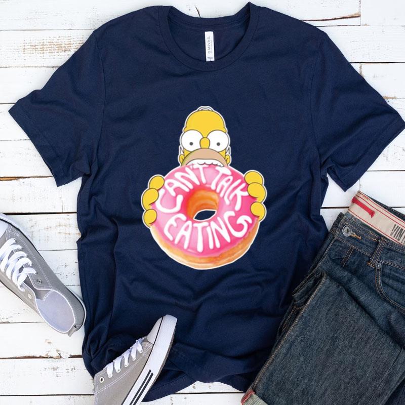 The Simpsons Homer Can't Talk Eating Shirts
