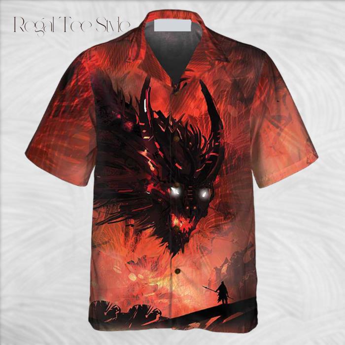 The War Dragon Cool Dragon Hawaiian Shirt