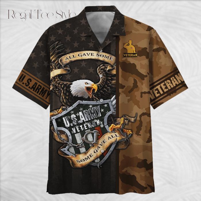 U.S Army Veteran All Gave Some Some Gave All Hawaiian Shirt