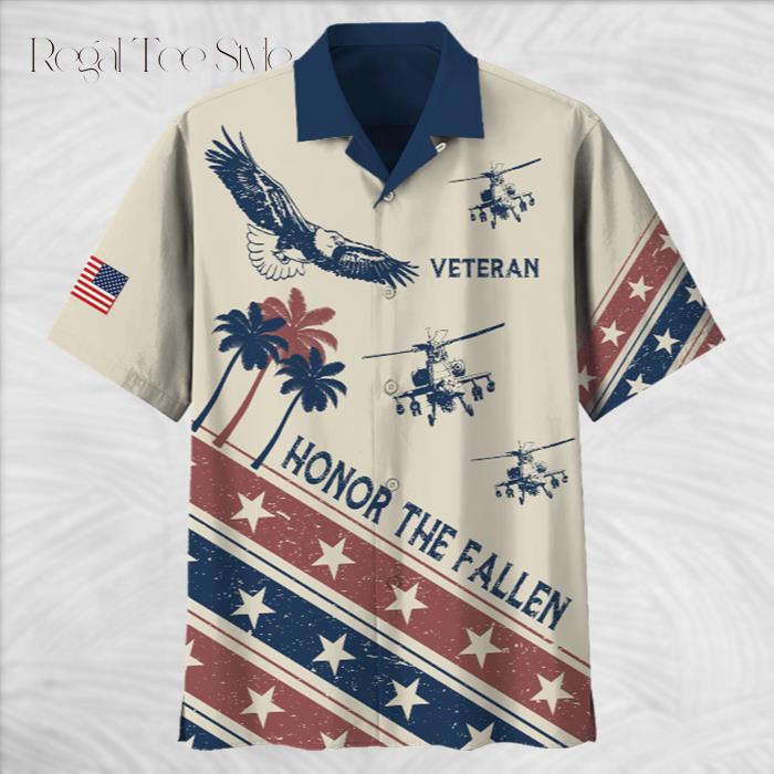 Veteran Honor The Fallen V8 Hawaiian Shirt