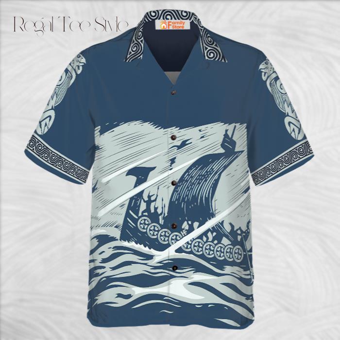 Viking Personalized Custom Name Hawaiian Shirt