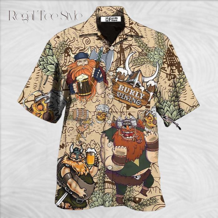 Viking Victory Style Personalized Hawaiian Shirt