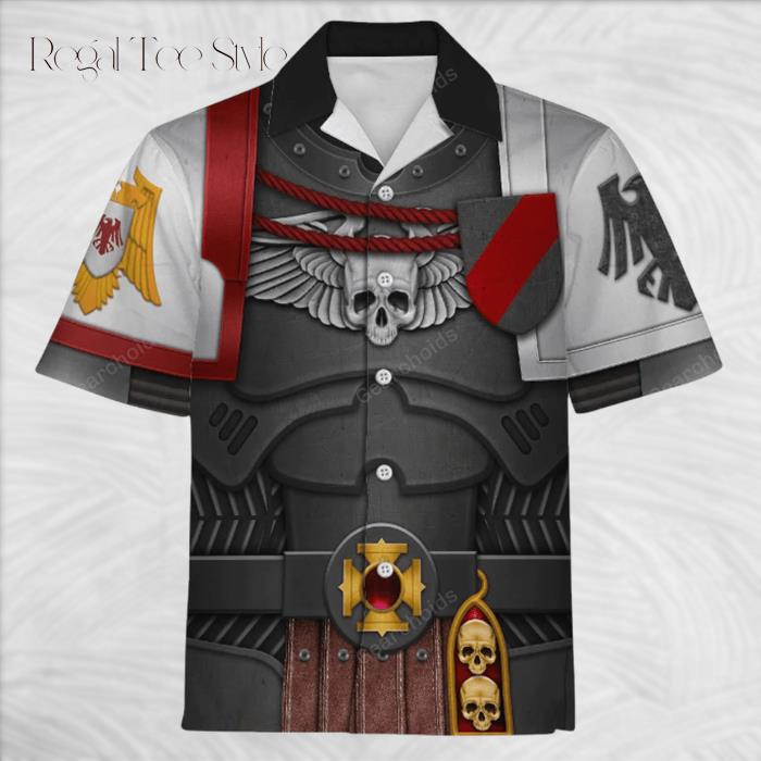Warhammer Raven Guard Captain Hawaiian Shirt